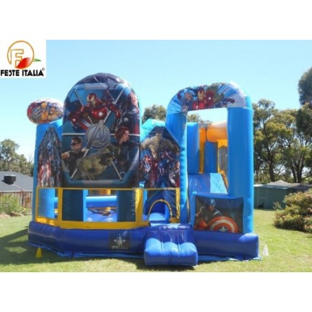 Gioco Gonfiabile Avengers Milano  feste a tema Avengers milanogonfiabile per bambini avengers milano