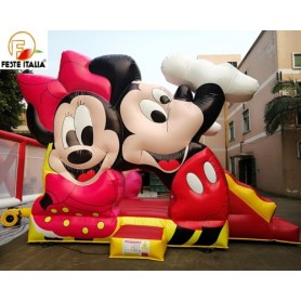 Afitto Noleggio Gonfiabile Minnie e Topolino Bergamo festa tema minnie e toolino Bergamo
