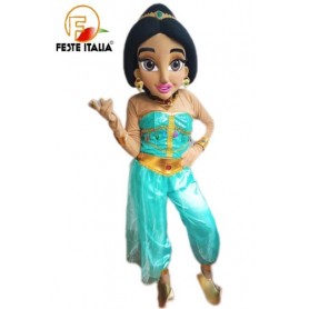 Affitto Noleggio Mascotte Costume Principessa Jasmine Linea Platinum  festa a principessa jasmine
