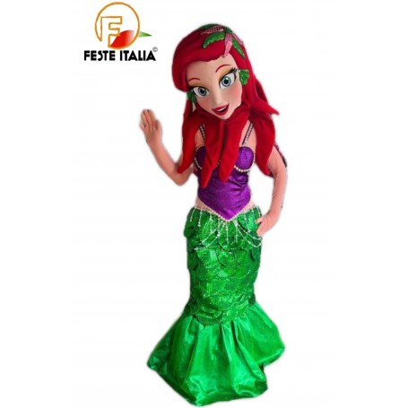 mascotte costume La sirenetta Novara costume ariel costume princiesse disney Festa a tema La sirenetta novara