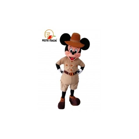 Affitto Noleggio Mascotte Costume Topolino  Safari Asti Festa a tema Topolino  Safari Asti