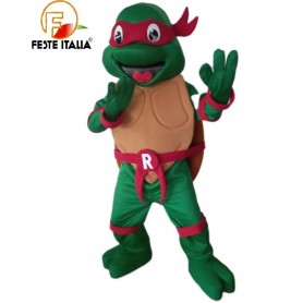 Affitto Noleggio Mascotte Costume Raffaello Tartarughe Festa a Tema Tartarughe Ninja