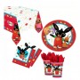 kit party bing completo piatti bicchieri tovaglioli a tema bing palloncini bing  tovaglia bing