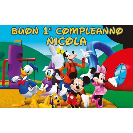 Festa a tema Topolino Banner Compleanno