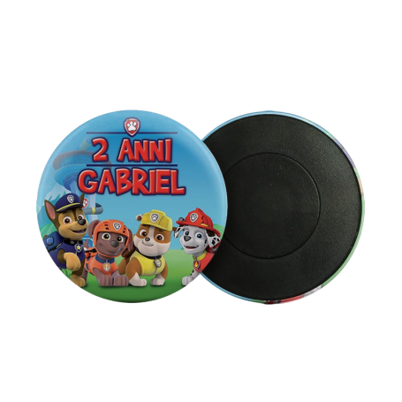 Calamite Paw Patrol Compleanno Nome Personalizzato  festeggiato