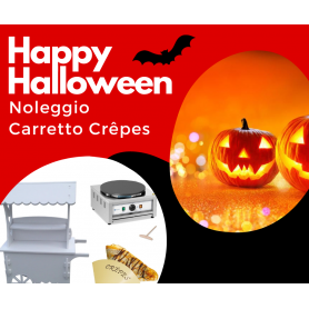 Affitto Noleggio Carretto Crêpes Halloween Asti