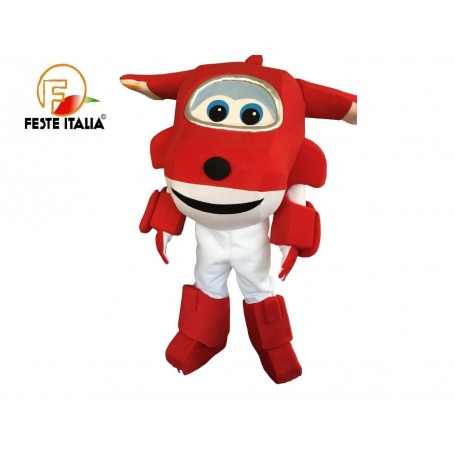 Affitto Noleggio Mascotte Costume Jett Super Wings Linea Platinum