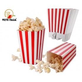 Contenitore Porta Pop corn in Cartoncino  sacchetti pop corn