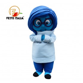 Affitto Noleggio Mascotte Costume Tristezza Inside Out Festa a Tema Inside Out