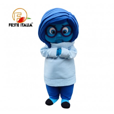 Affitto Noleggio Mascotte Costume Tristezza Inside Out Festa a Tema Inside Out