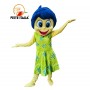 Affitto Noleggio Mascotte Costume Gioia Inside Out Festa a Tema Inside Out
