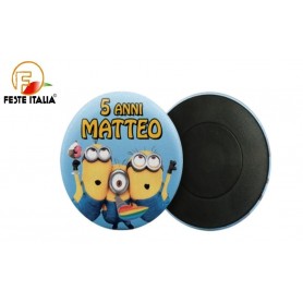 15 Calamita Minions Compleanno Nome Personalizzato Gadget Festa a Tema Minions