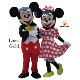 affitto noleggio mascotte costume Topolino Linea Gold