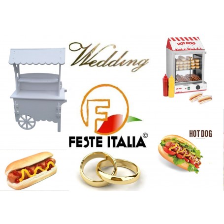 Affitto Noleggio Carretto Hot Dog Matrimoni carretto hot dog Cerimonie