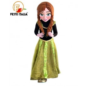 Affitto Noleggio Mascotte Costume Principessa  Anna Frozen