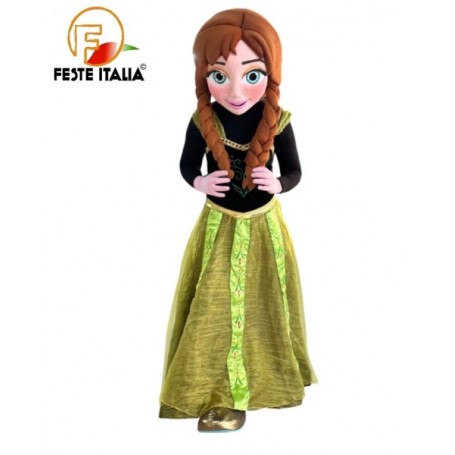 Affitto Noleggio Mascotte Costume Principessa  Anna Frozen Biella