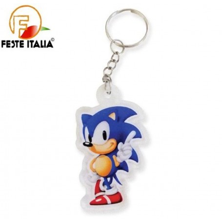 Portachiavi in Plexiglass Sonic Sagomato 8 pz Idea Gadget Sonic