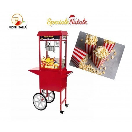 Noleggio Carretto Macchina Popcorn  Natale Carretto popcorn Mercatini di Natale