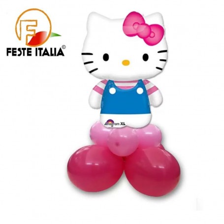Centro Tavola Palloncini a Tema Hello Kitty Decorazioni Sala Hello Kitty