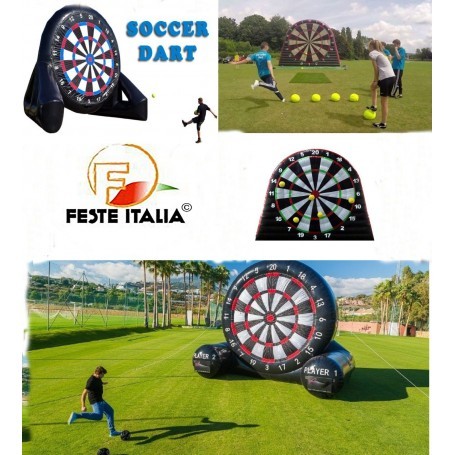 Affitto Noleggio Gonfiabile Football Dart  Frosinone Soccer Dart Calcio Bersaglio Frosinone