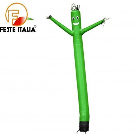 Affitto Noleggio N.1 Sky Dancer Omino Danzante Gonfiabili Pubblicitari Colore Verde