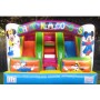 Noleggio Gioco Gonfiabile Doppio Scivolo Cartoon in pvc Sassari