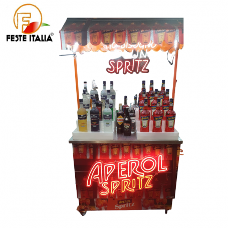 Affitto Noleggio Carretto Aperol Spritz  rinfresco Carretto aperitivo aperol e campari