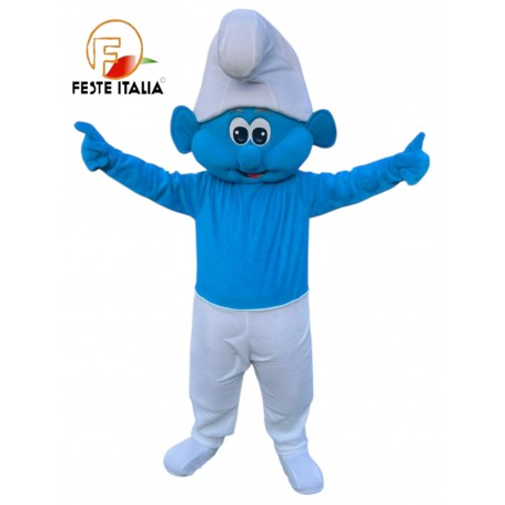 Affitto Noleggio Mascotte Costume Puffo Compleanno a tema puffi