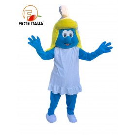 Affitto Noleggio Mascotte Costume Puffetta Linea Platinum