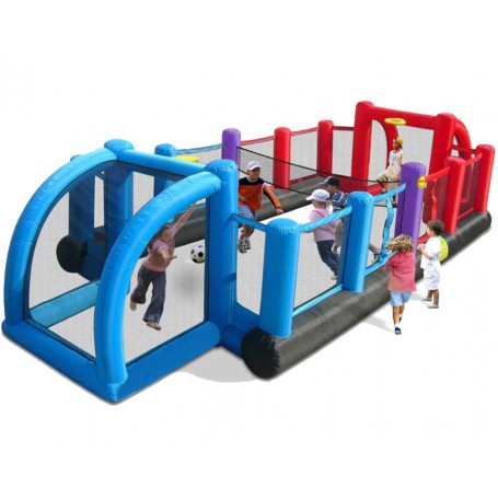 Vendita Gonfiabile multigioco calcetto gonfiabile volley  Gonfiabile Canestro