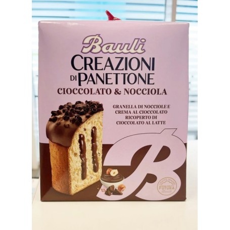 Bauli Creazioni di Panettone Cioccolato e nocciola al cioccolato e nocciola 450g