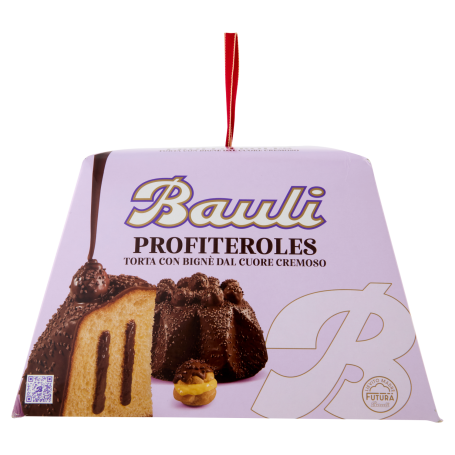 Bauli Profiterolles Torta con bigne torta con bigne dal cuore cremoso 820 g Speciale Natale Bauli
