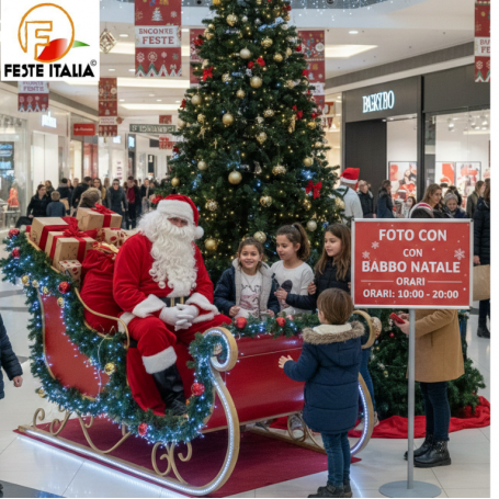 Babbo Natale Centri Commerciali Eventi Aziendali
