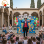 spettacolo magia bambini, festa compleanno bambini, intrattenimento bambini, mago per feste,