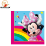 Coordinato a tema Minnie Rainbow Make Me Smile tovaglioli minnie