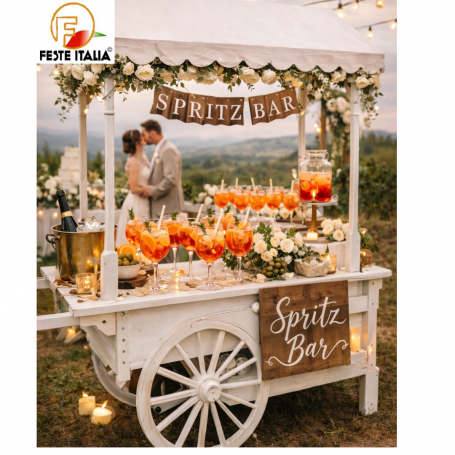 Affitto Noleggio Carretto Aperol Spritz Matrimonio