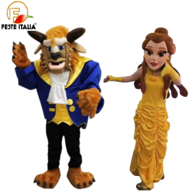 Affitto Noleggio Mascotte Costume Belle La Bella e la Bestia Alessandria