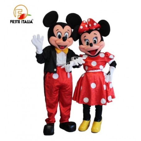 noleggio costumi minnie e topolino Roma  mascotte minnie e topolino Roma festa minnie e topolino Roma