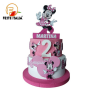 Torta Scenografica Minnie Rosa  decorazione tavola minnie Rosa Festa a Tema Minnie Rosa