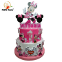 Torta Scenografica Minnie Rosa  decorazione tavola minnie Rosa Festa a Tema Minnie Rosa