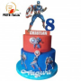 Torta Compleanno Capitan America Avengers  Torta Scenografica Capitan America Avengers