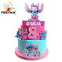 Torta Compleanno Stitch e Angel   Torta Scenografica Stitch e Angel   Compleanno  Stitch e Angel   Festa a Tema  Stitch e Angel