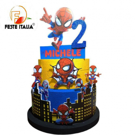 Torta Compleanno Spidey e i suoi fantastici amici Torta Scenografica Spidey e i suoi fantastici