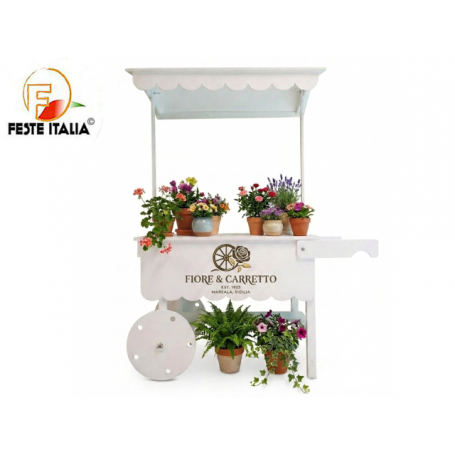 Affitto Noleggio Carretto Espositore Porta Fiori Scenografico per Eventi