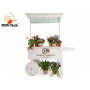 Affitto Noleggio Carretto Scenografico Espositore Porta Fiori