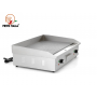 Affitto Noleggio Fry top elettrico doppio - 700 x 400 mm - Piastra rigata - 4400 W