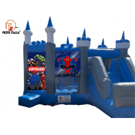 Affitto Noleggio Gonfiabile Spiderman Super Eroi Catania in pvc