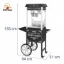 Affitto Noleggio Carretto Popcorn Roma Festa a tema Vintage Grande Gatsby Special Black