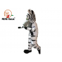 Affitto Noleggio Mascotte Costume Zebra mascotte Juventus