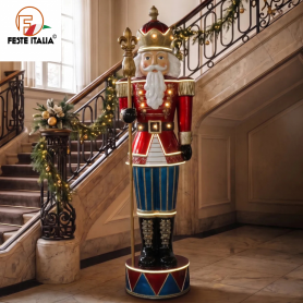 Affitto Noleggio Schiaccianoci Gigante  Soldato  Allestimenti Natale Decorazioni Natalizie